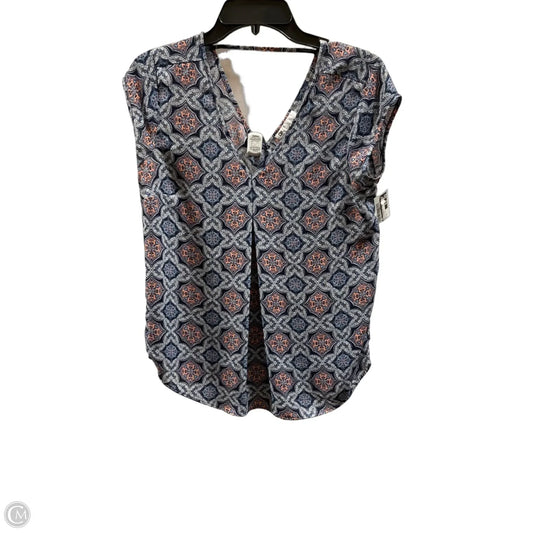 Top Sleeveless By Dr2 In Blue & Pink, Size: S