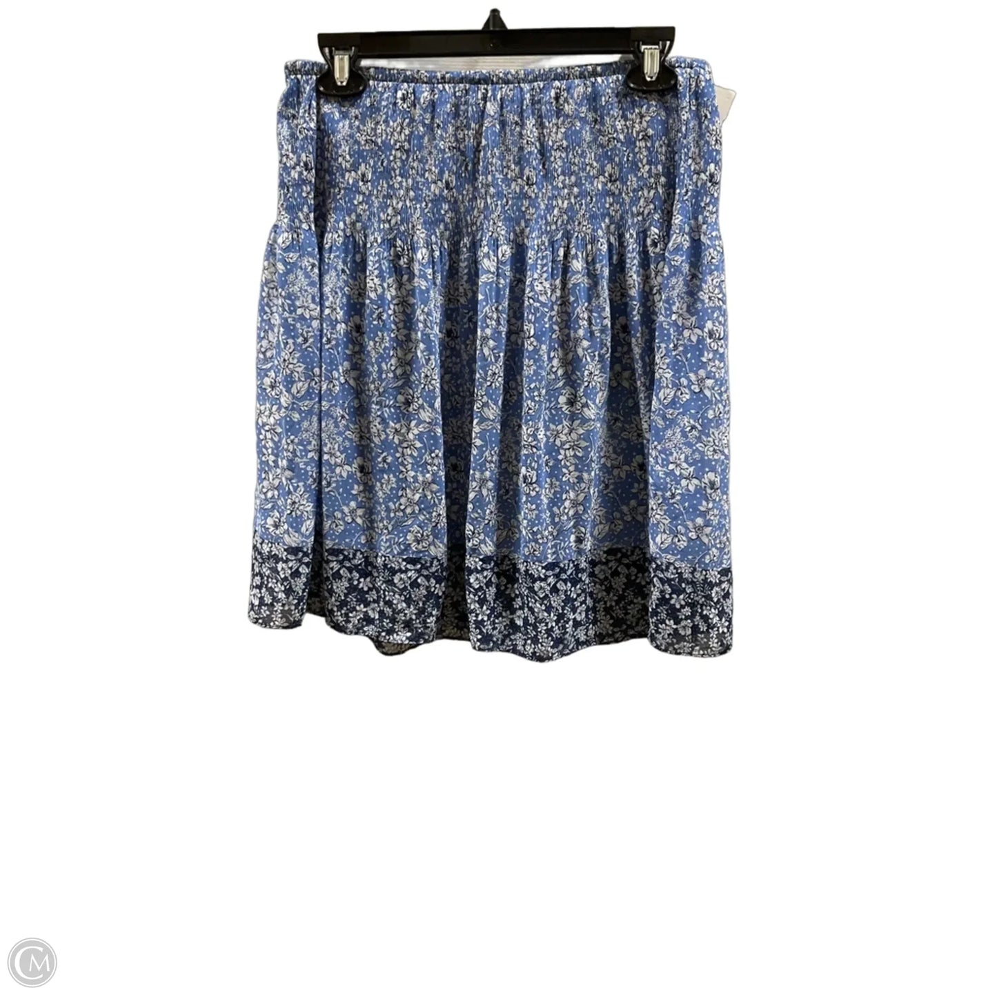 Skirt Midi By Max Studio In Blue, Size: S