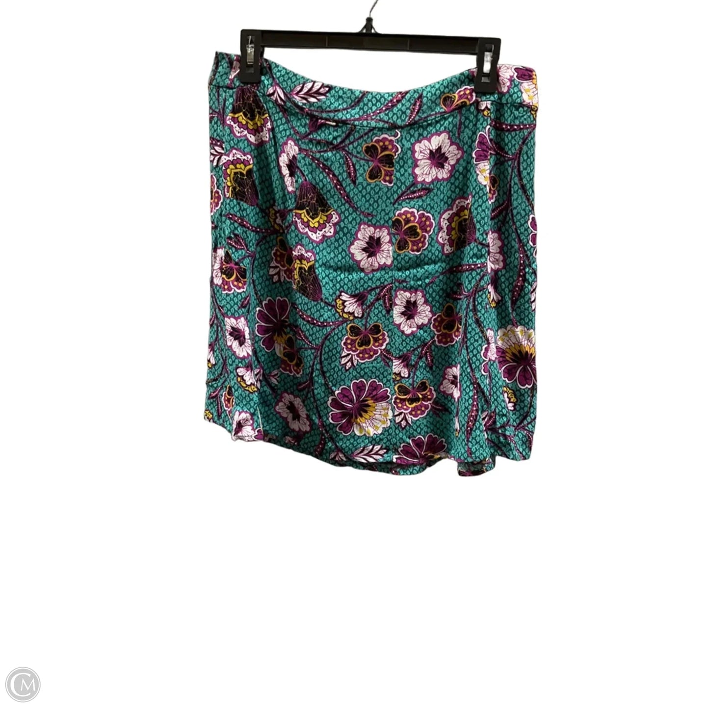 Skirt Midi By Loft In Floral Print, Size: 8