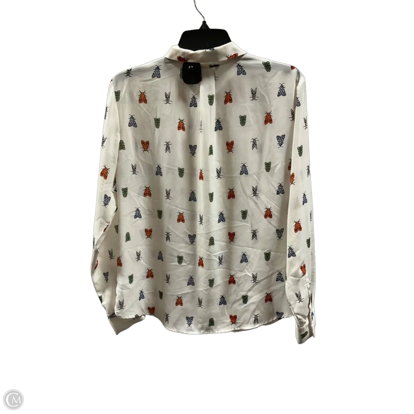 Blouse Long Sleeve By H&m In White, Size: 6