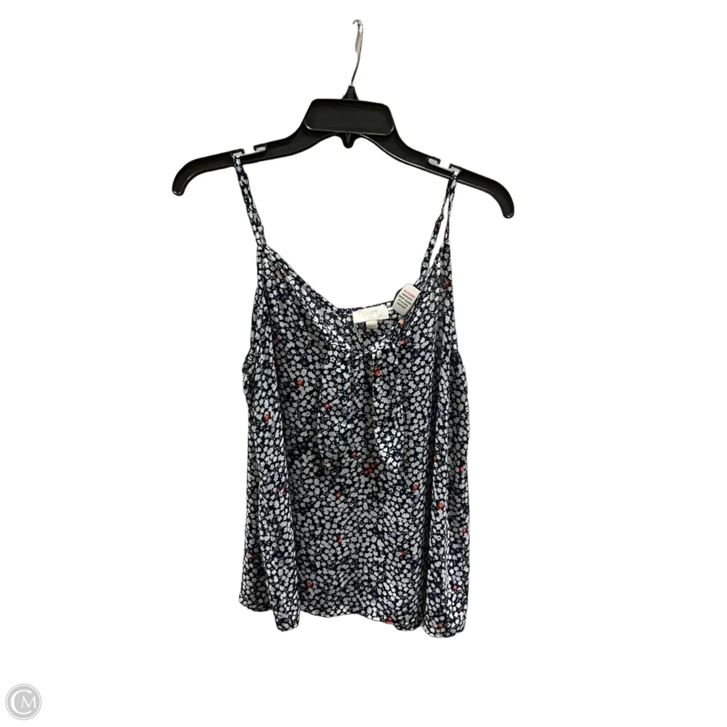 Top Sleeveless By Loft In Floral Print, Size: M