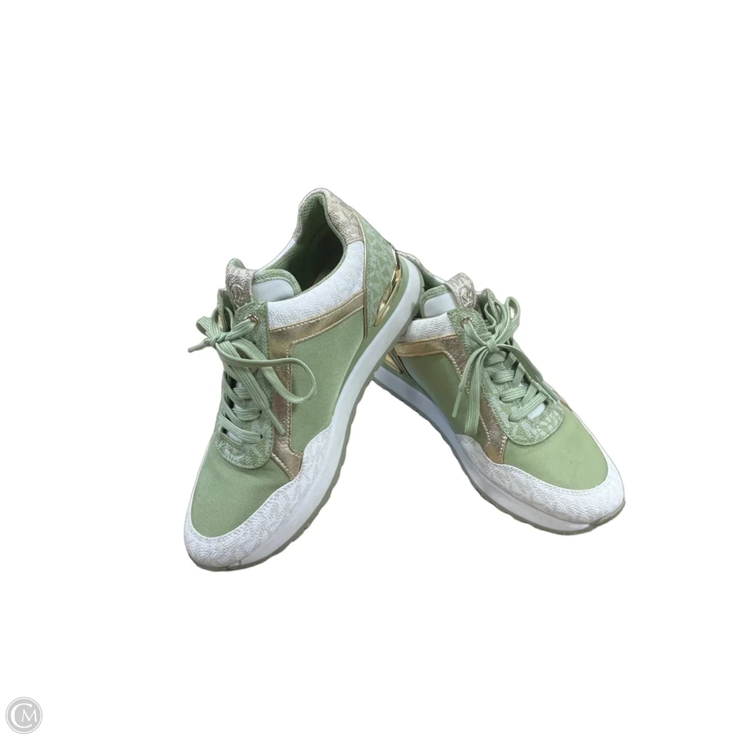 Shoes Athletic By Michael By Michael Kors In Green & White, Size: 8