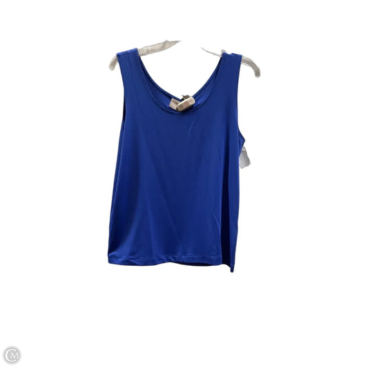 Top Sleeveless By Chicos In Blue, Size: L