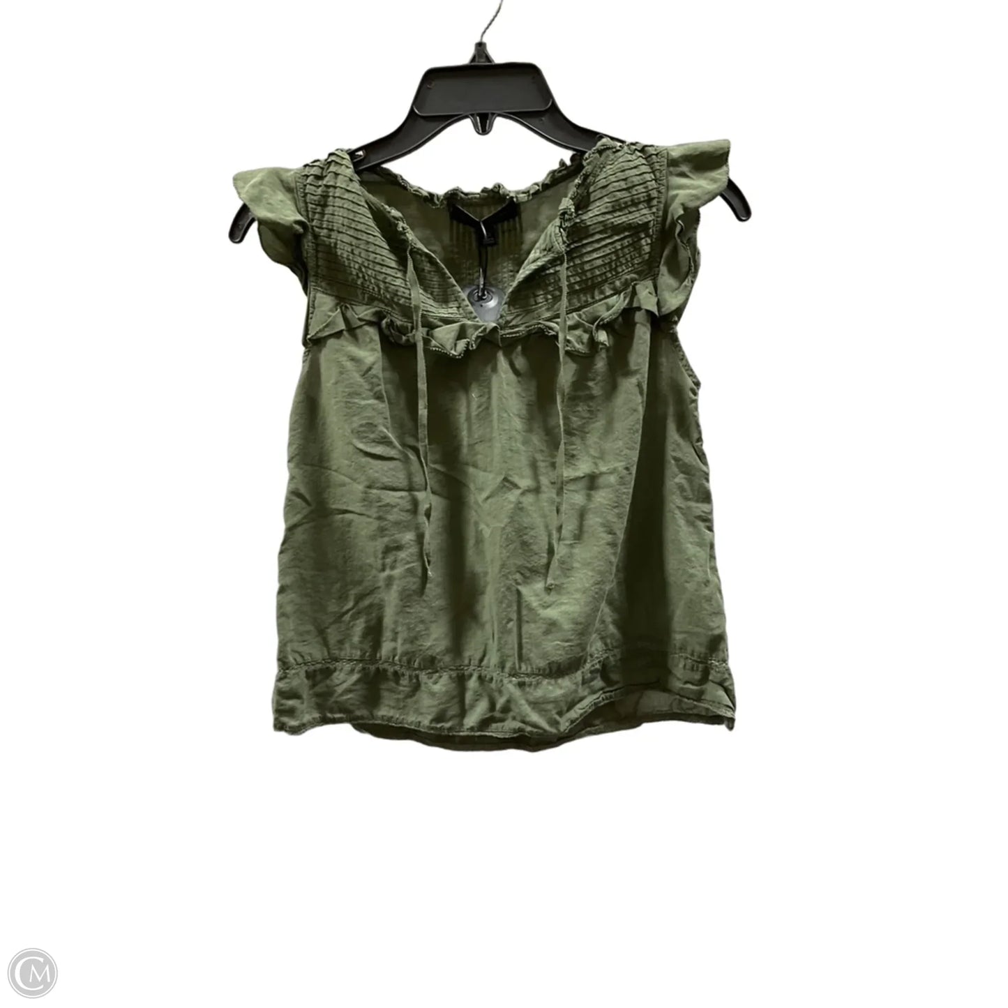 Top Sleeveless By Banana Republic In Green, Size: Xs