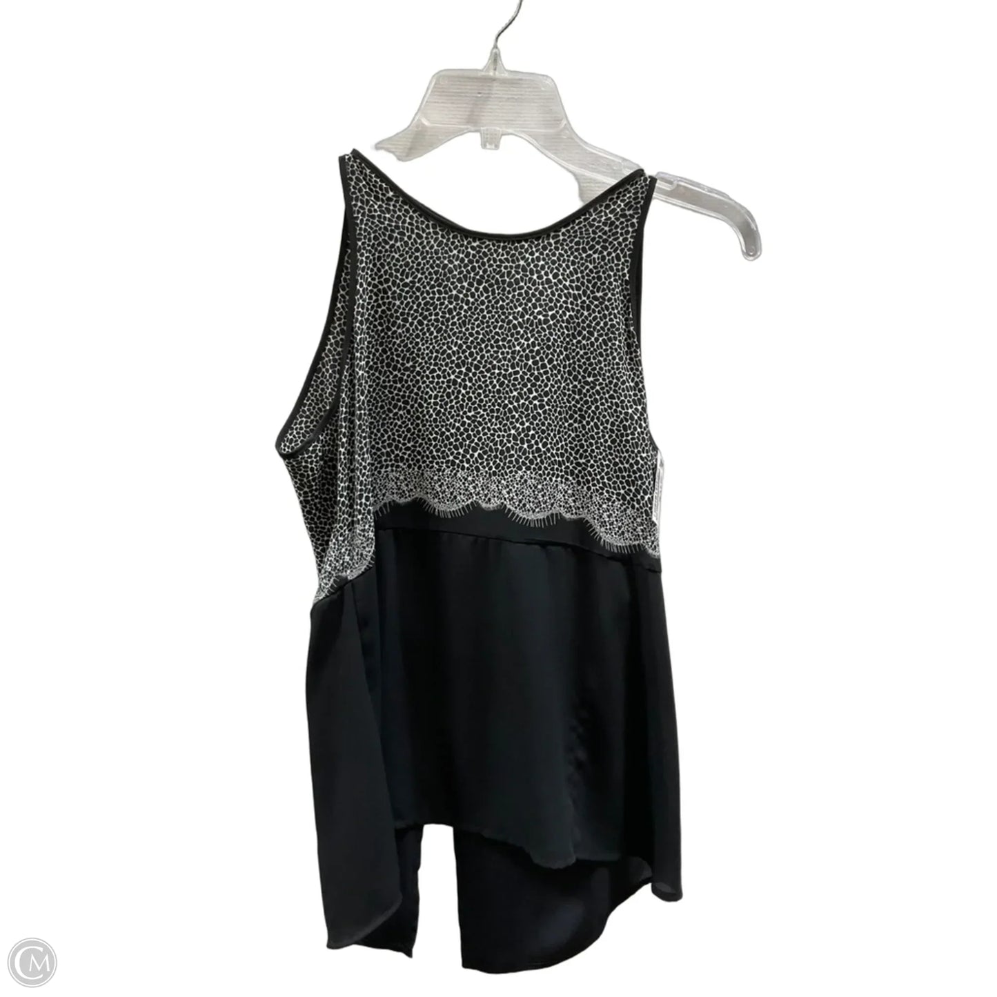 Top Sleeveless By Bcbg In Black & White, Size: Xs