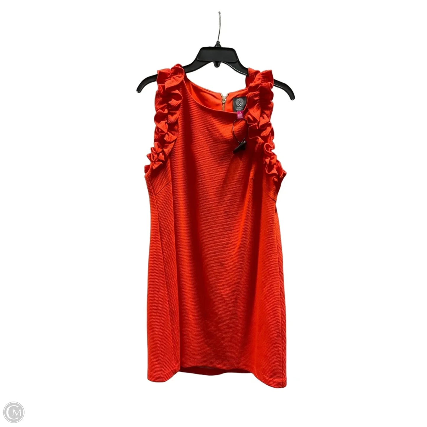 Dress Casual Midi By Vince Camuto In Orange, Size: 16