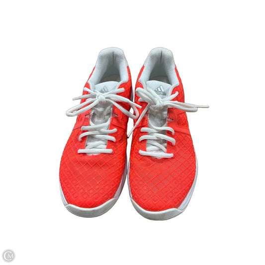 Shoes Athletic By Adidas In Orange & White, Size: 9