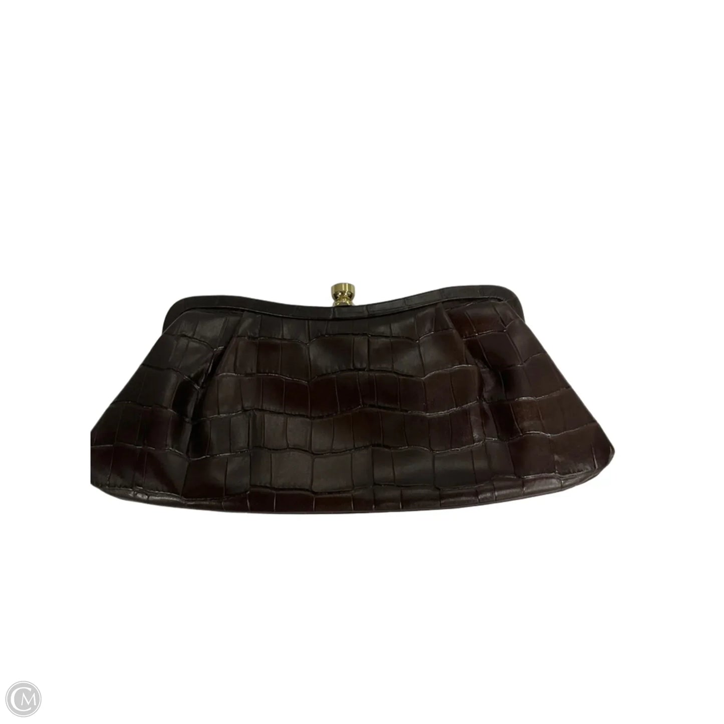Clutch Leather By Banana Republic, Size: Medium