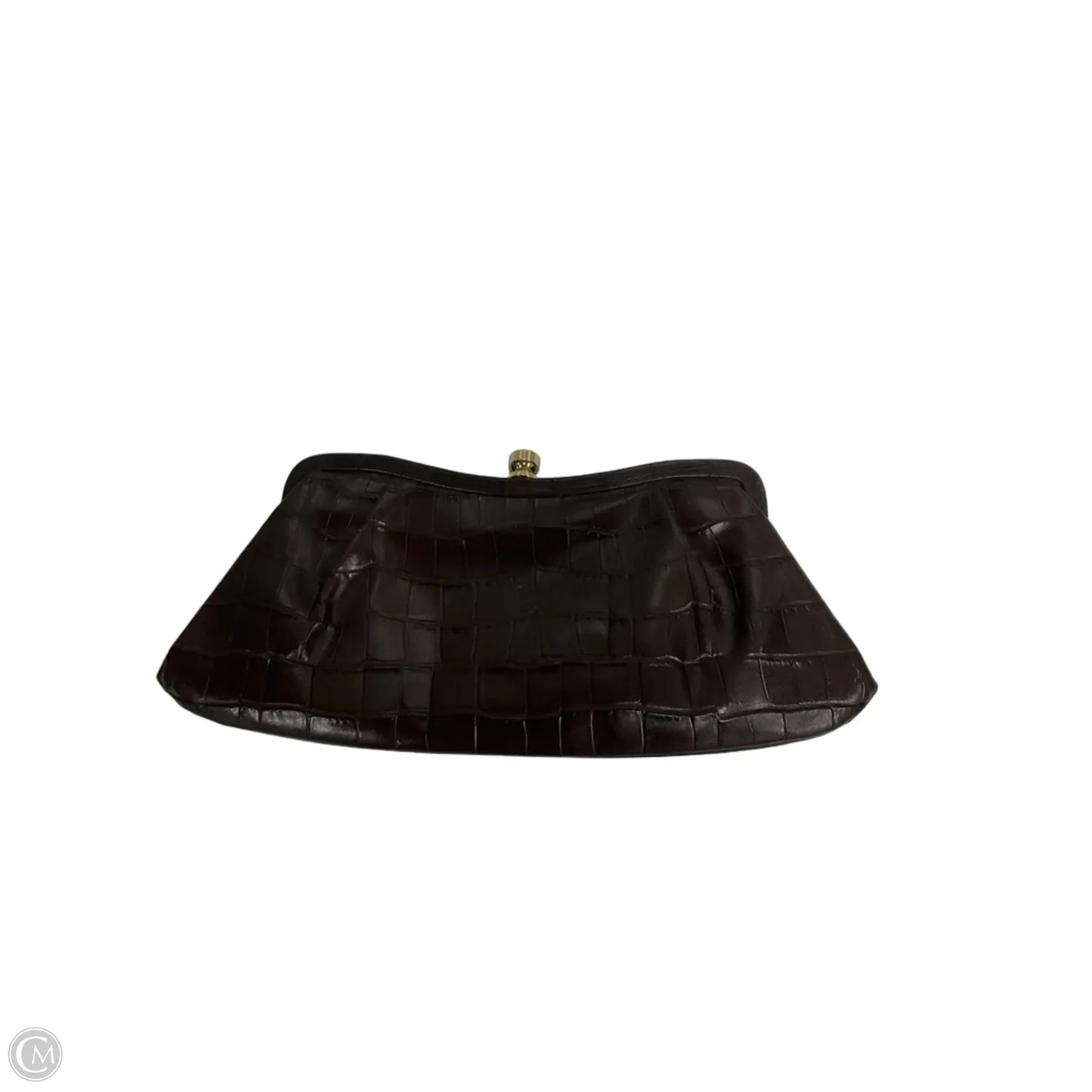Clutch Leather By Banana Republic, Size: Medium