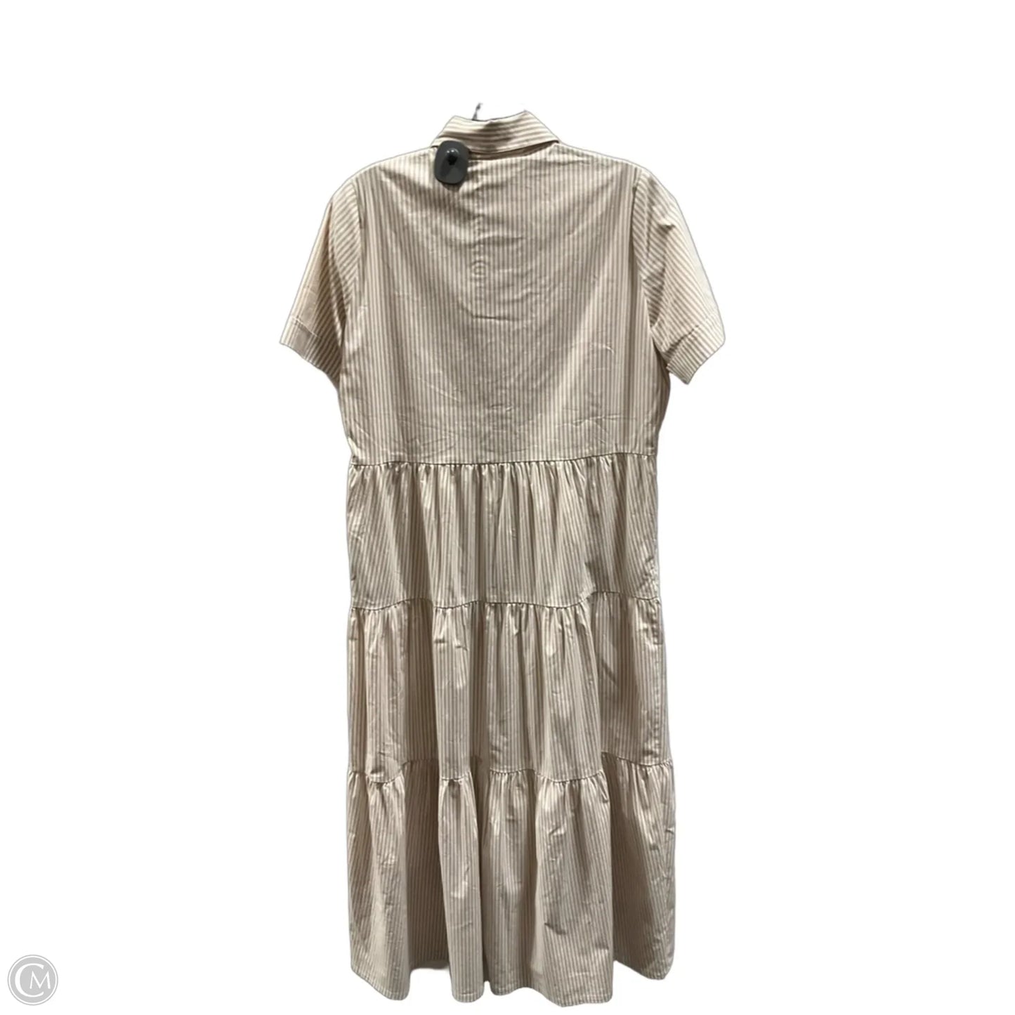 Dress Casual Maxi By Chicos In Striped Pattern, Size: S