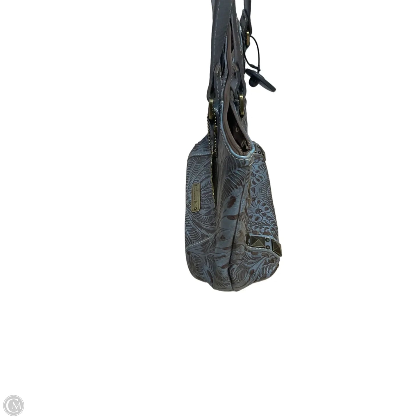 Handbag Leather By Cmc, Size: Large