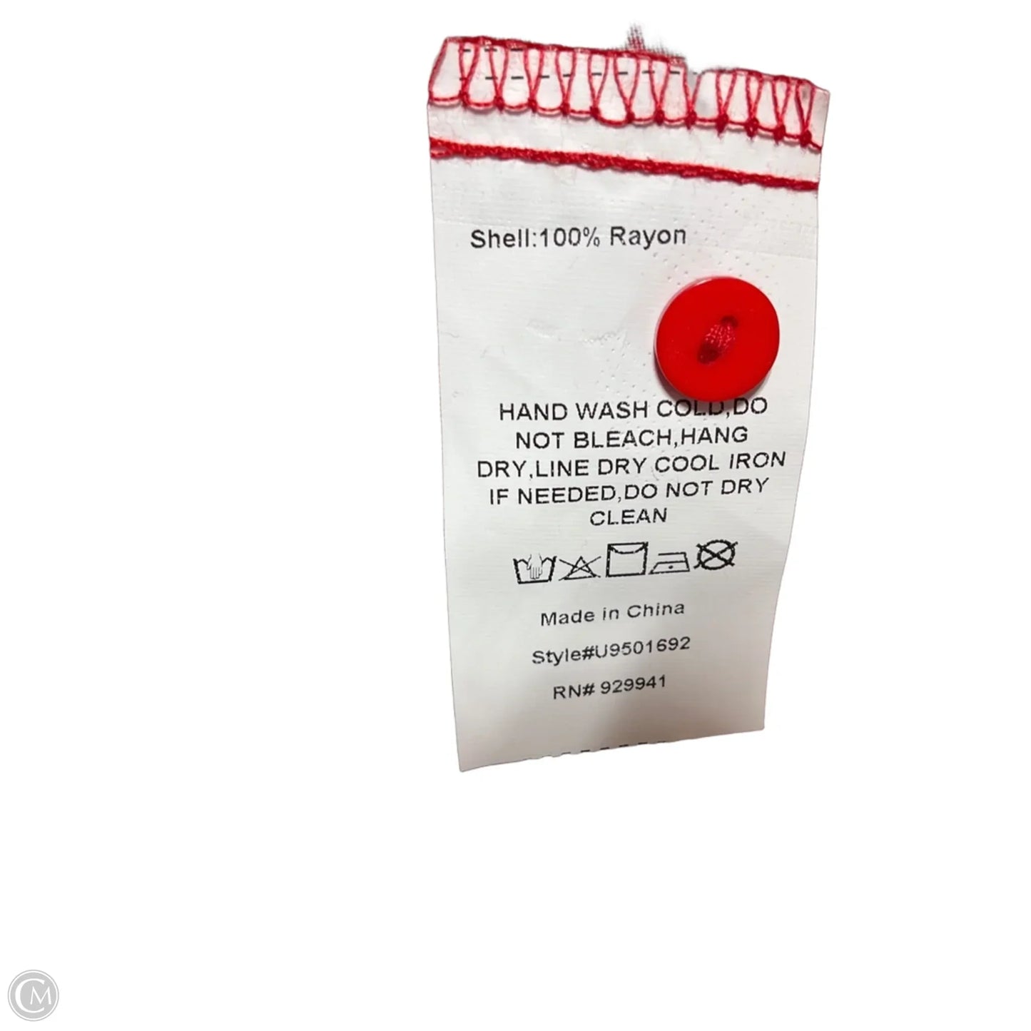 Top Short Sleeve By Suzanne Betro In Red, Size: Xl