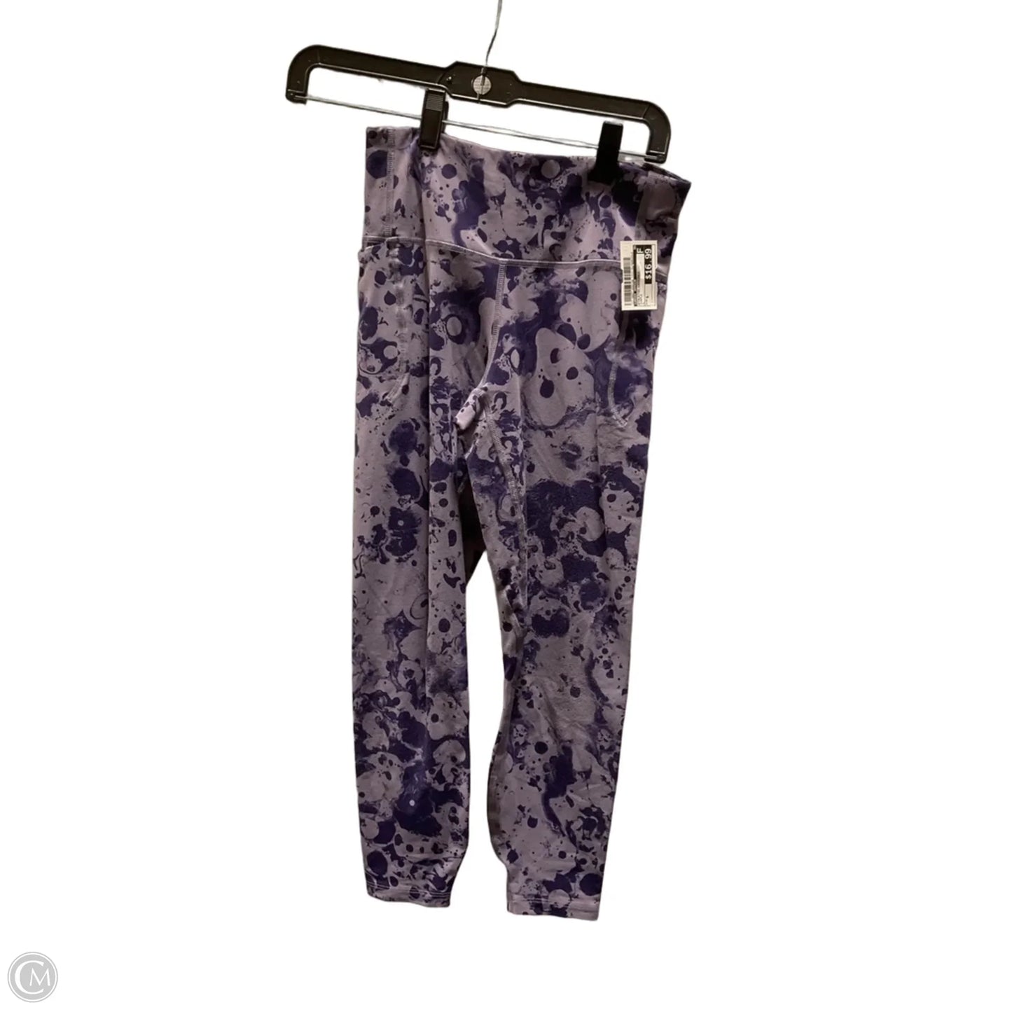 Athletic Leggings By Under Armour In Purple, Size: S
