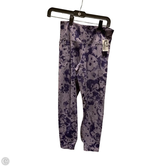 Athletic Leggings By Under Armour In Purple, Size: S