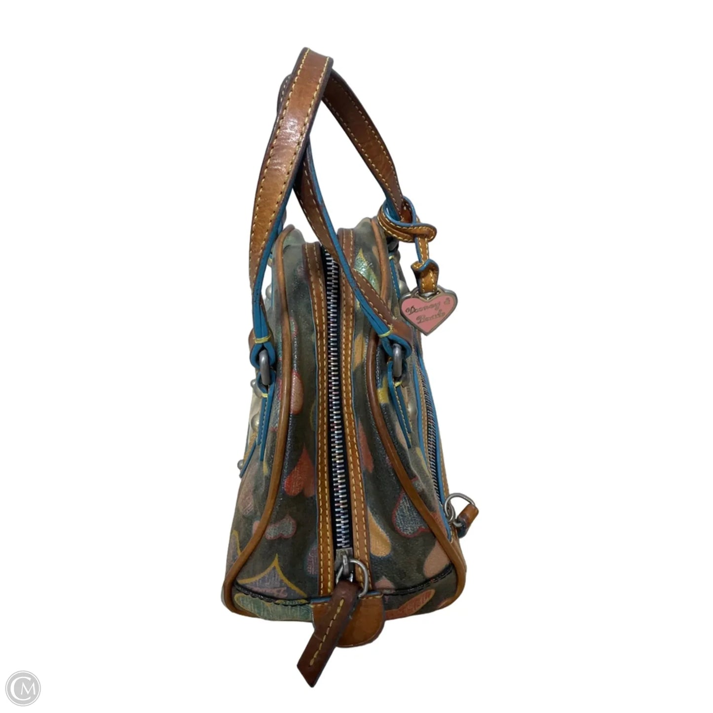 As IS Handbag Leather By Dooney And Bourke, Size: Small