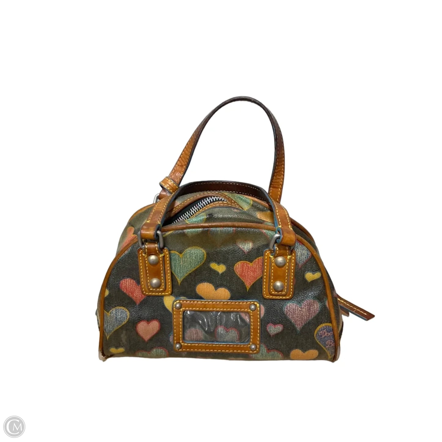 As IS Handbag Leather By Dooney And Bourke, Size: Small