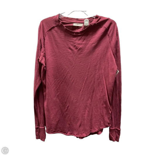 Top Long Sleeve Basic By Free People In Red, Size: S