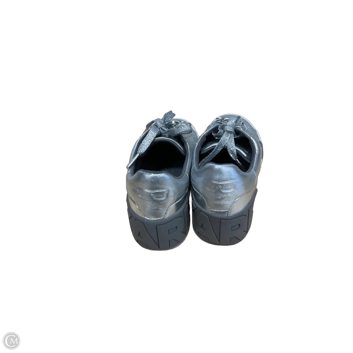 Shoes Athletic By Karl Lagerfeld In Silver & White, Size: 8