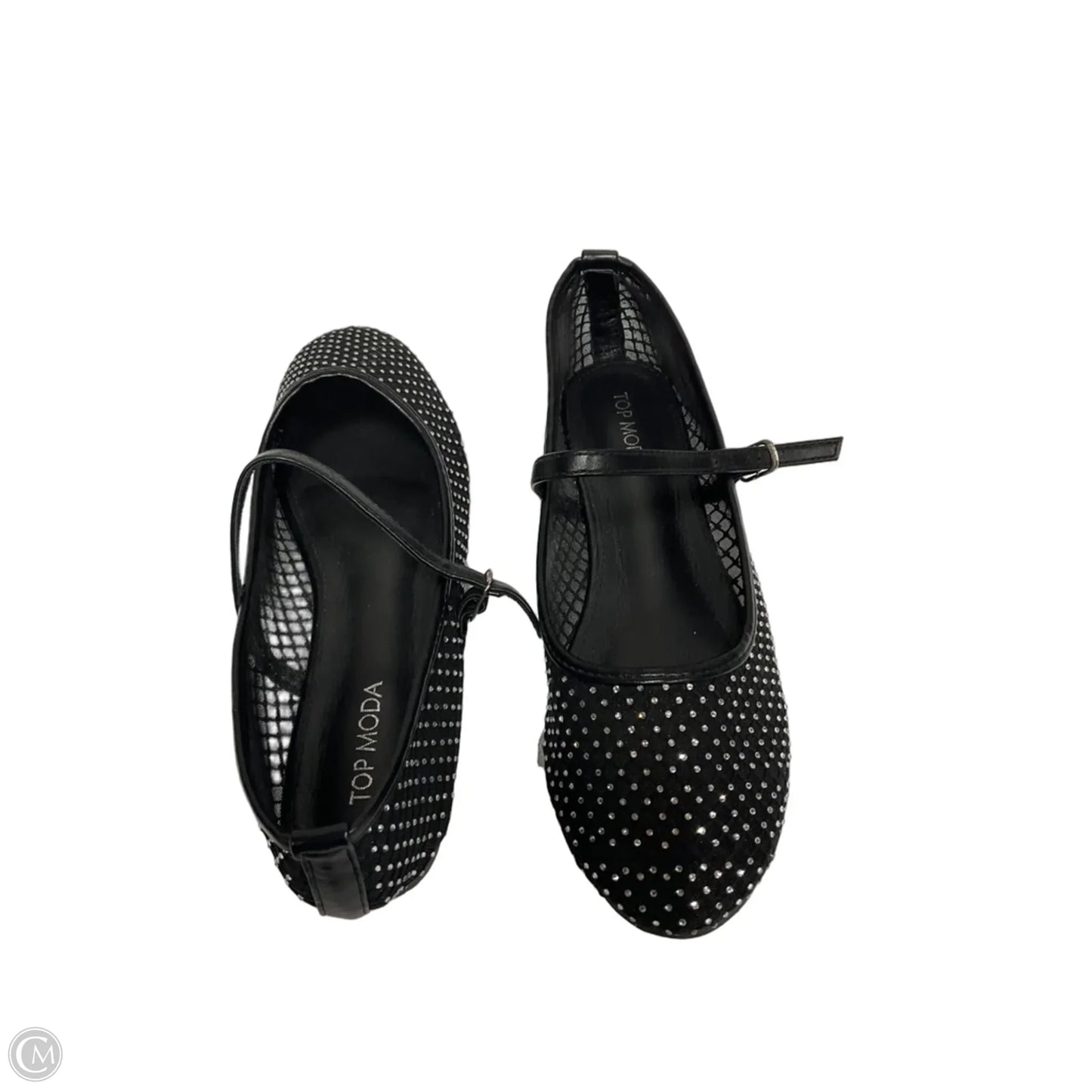Shoes Flats By Top Moda In Black, Size: 9