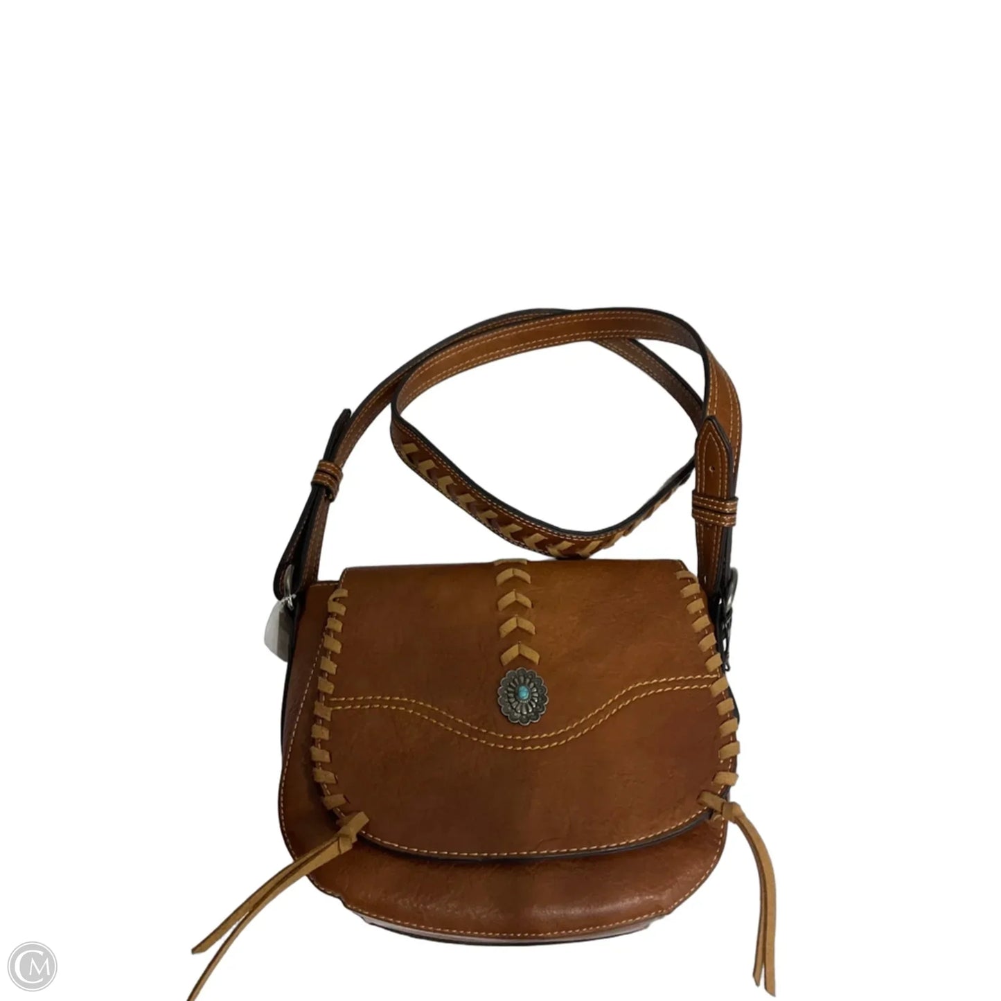 Handbag By Justin, Size: Medium