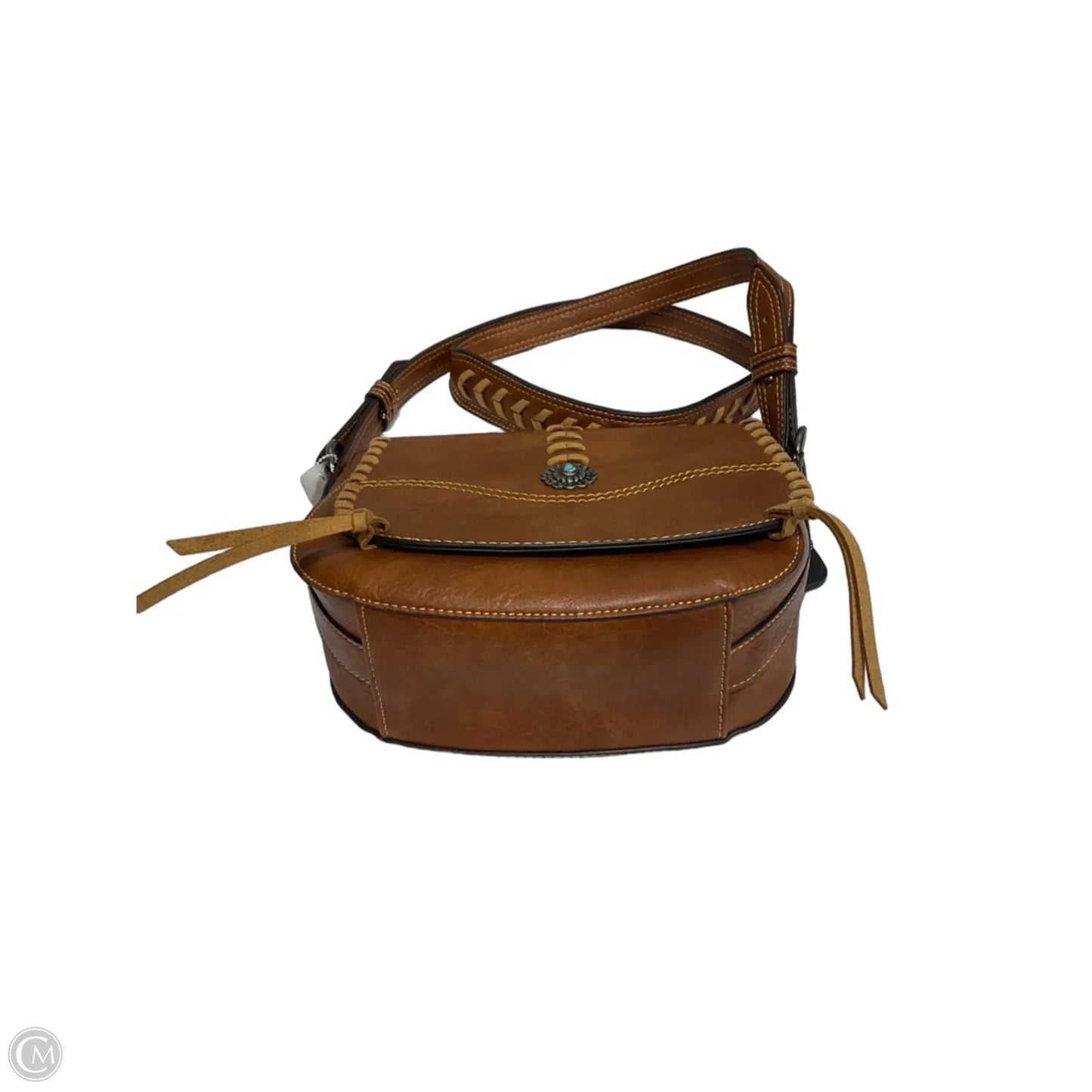 Handbag By Justin, Size: Medium