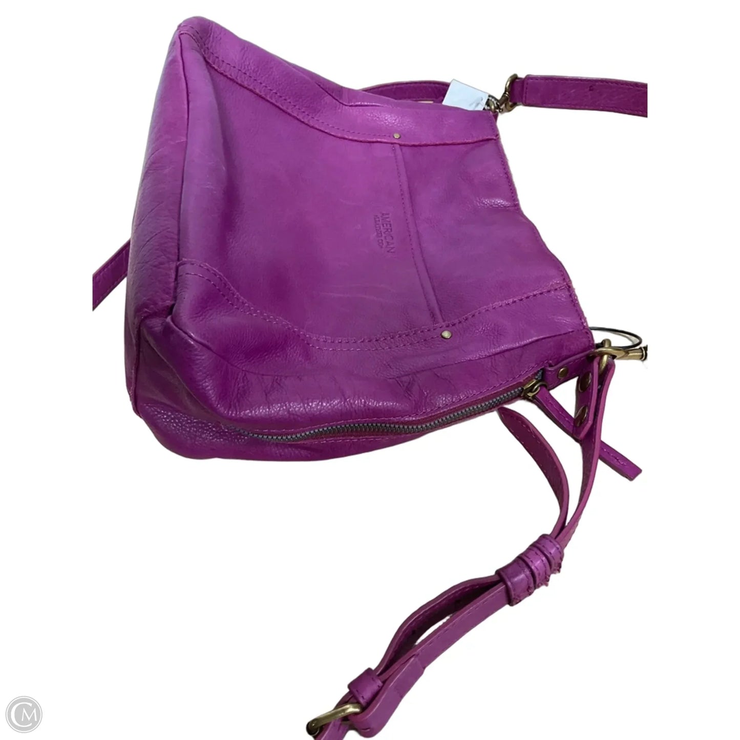 Handbag Leather By Cmf, Size: Medium