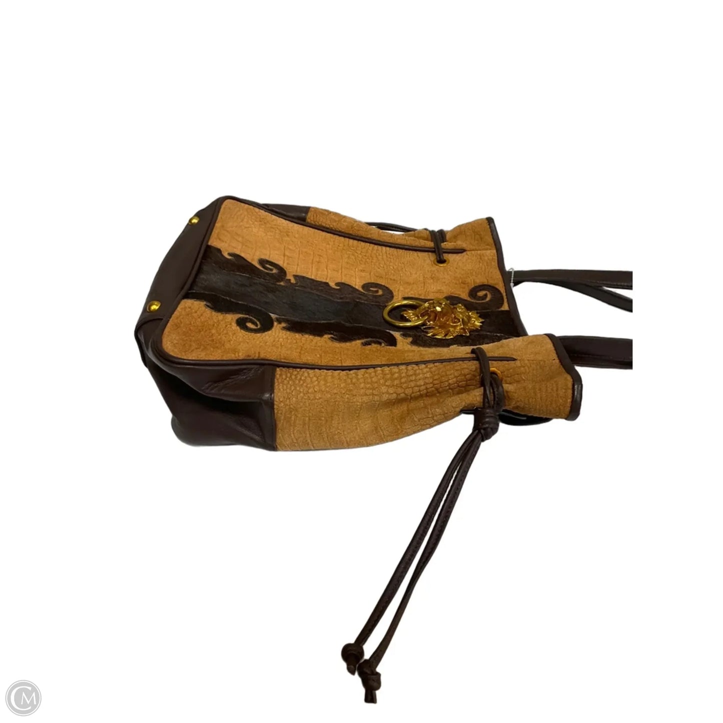 Handbag Leather By Sharif, Size: Large
