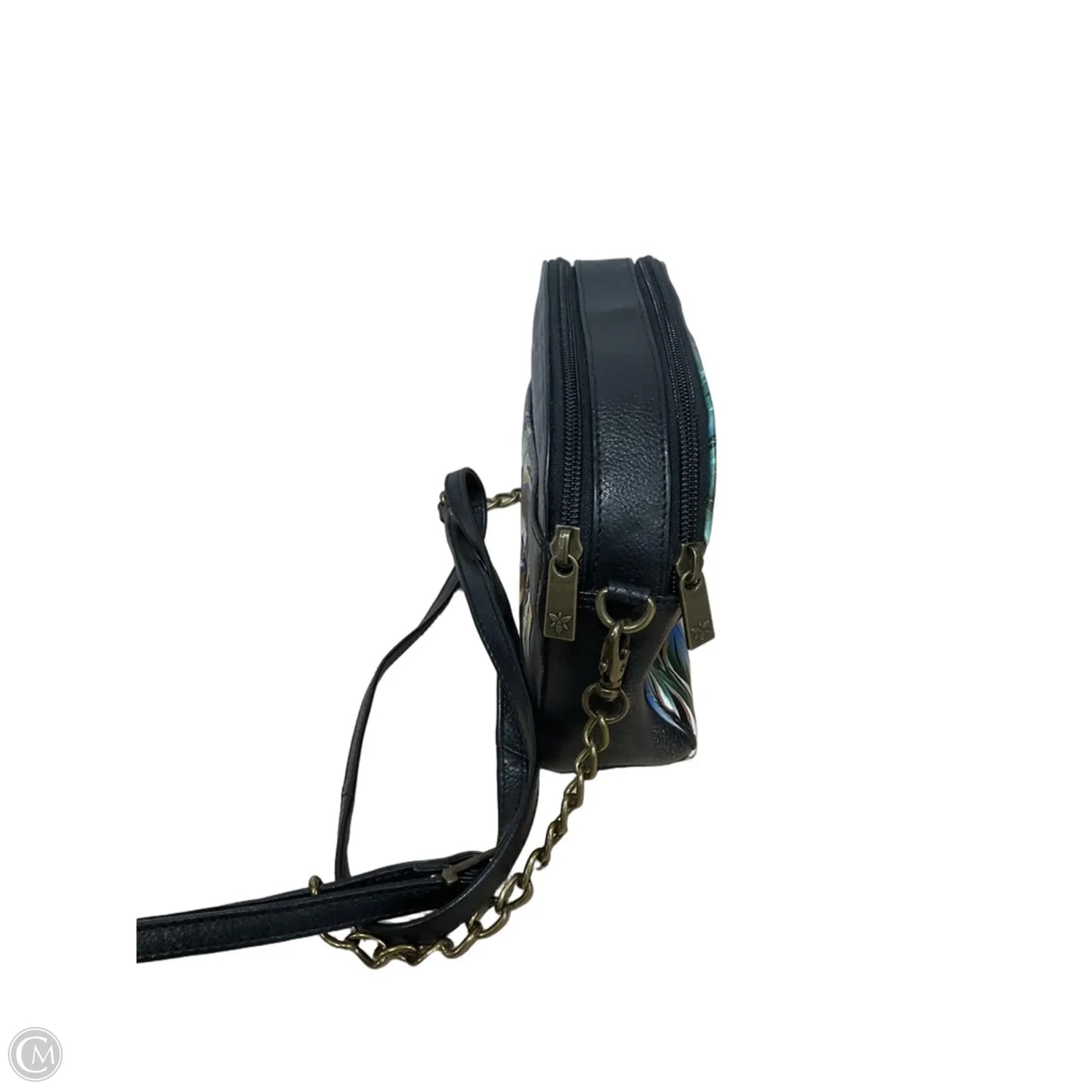 Handbag Leather By Anuschka, Size: Small