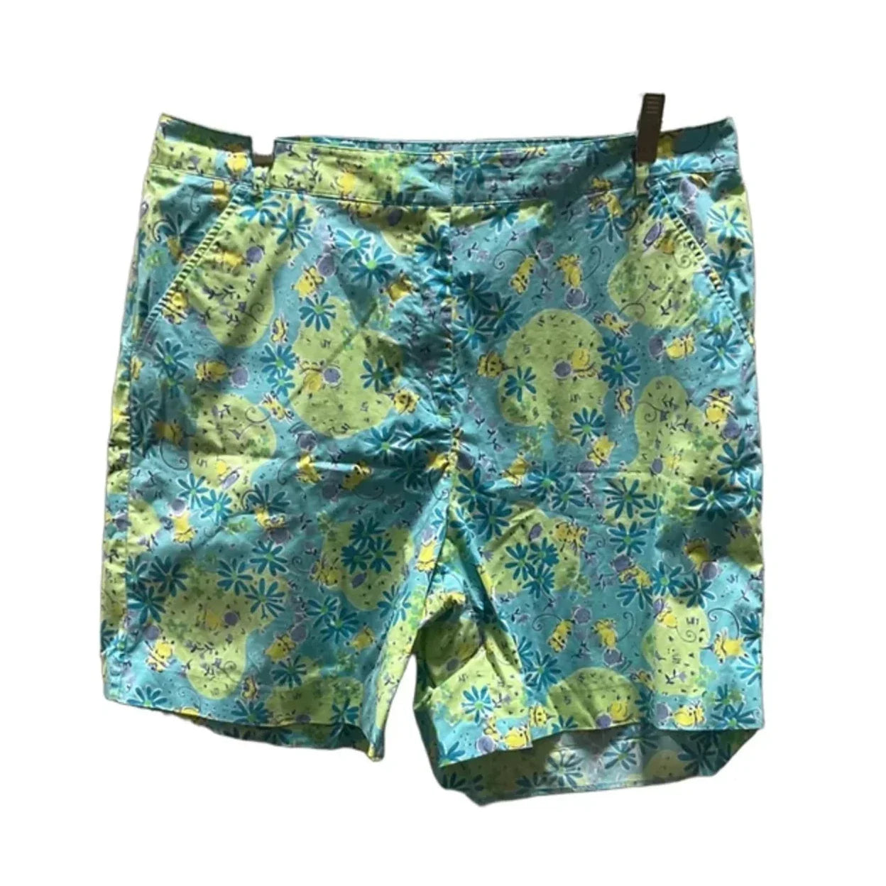 Shorts By Lilly Pulitzer In Blue & Yellow, Size: 14
