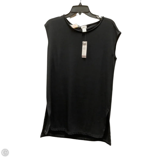 Top Sleeveless By Chicos In Black, Size: M