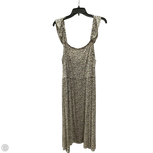 Dress Casual Midi By Maurices In Animal Print, Size: Xxl