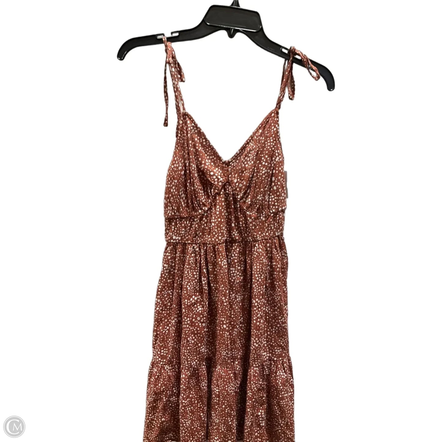 Dress Casual Short By Loft In Brown & Cream, Size: Xs