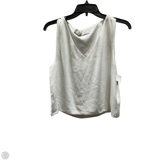 Top Sleeveless By Babaton In White, Size: M
