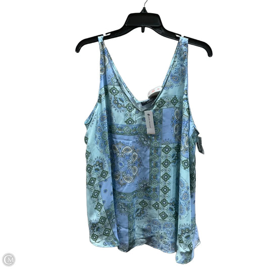 Top Sleeveless By Lane Bryant In Blue, Size: 18