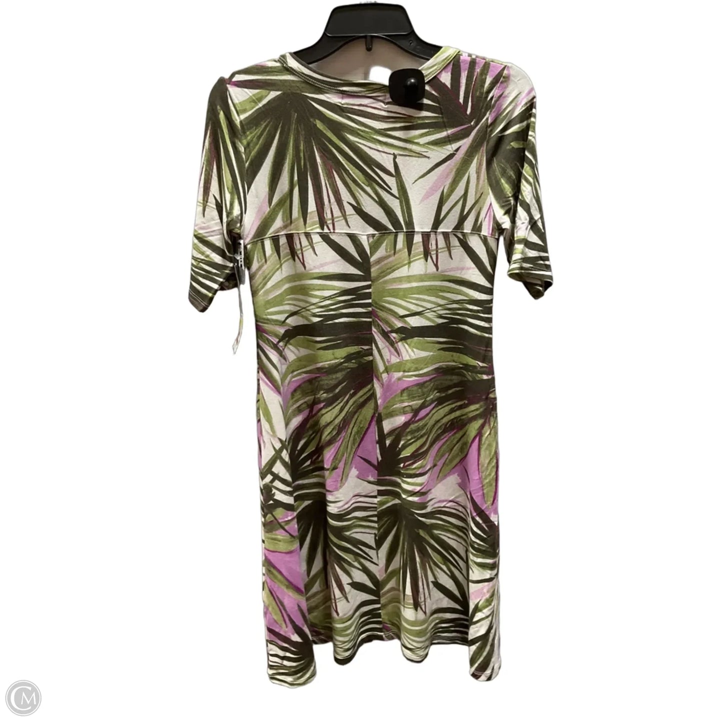 Dress Casual Midi By Karen Kane In Green & Purple, Size: M