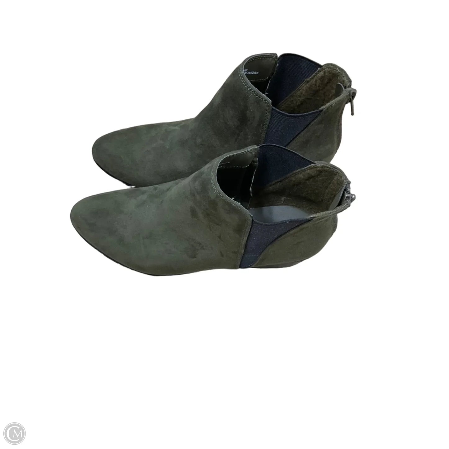 Boots Ankle Flats By Esprit In Green, Size: 7.5