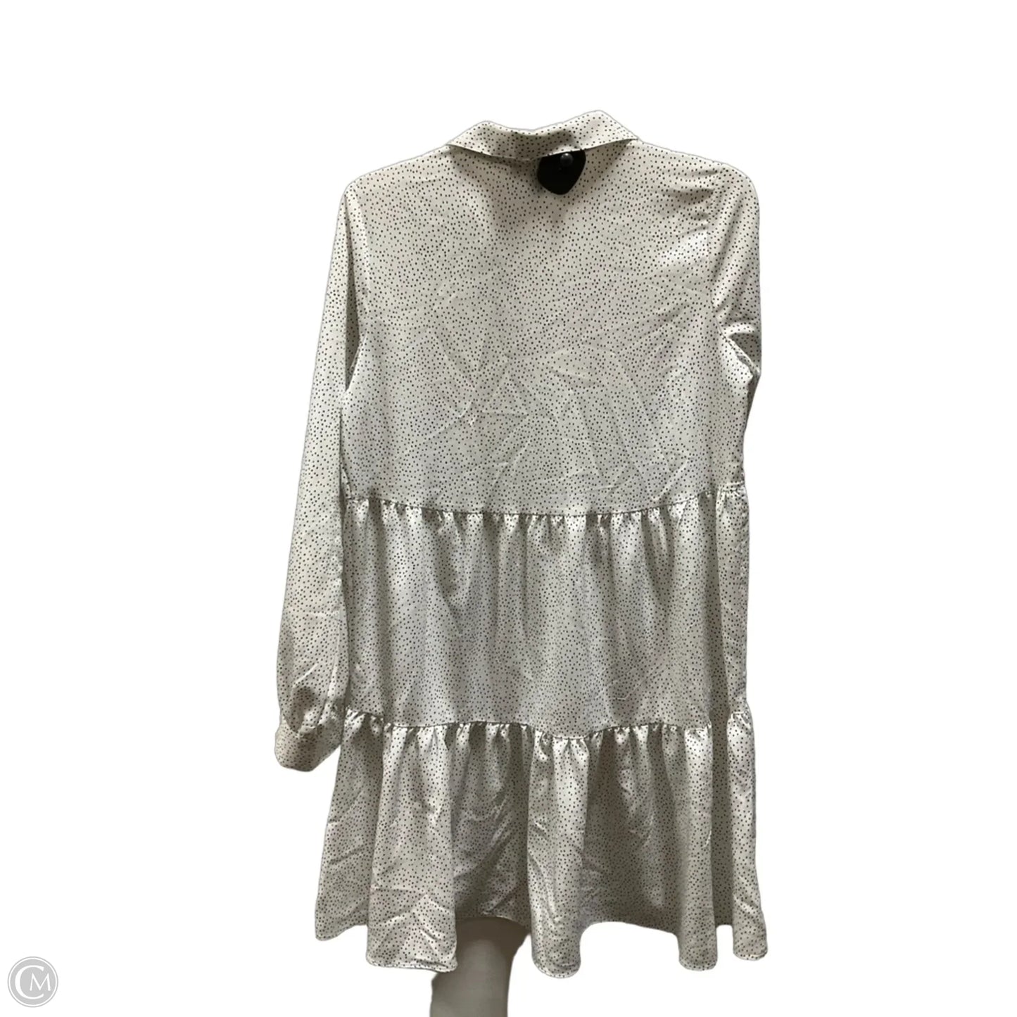 Dress Casual Short By Express In Polkadot Pattern, Size: S