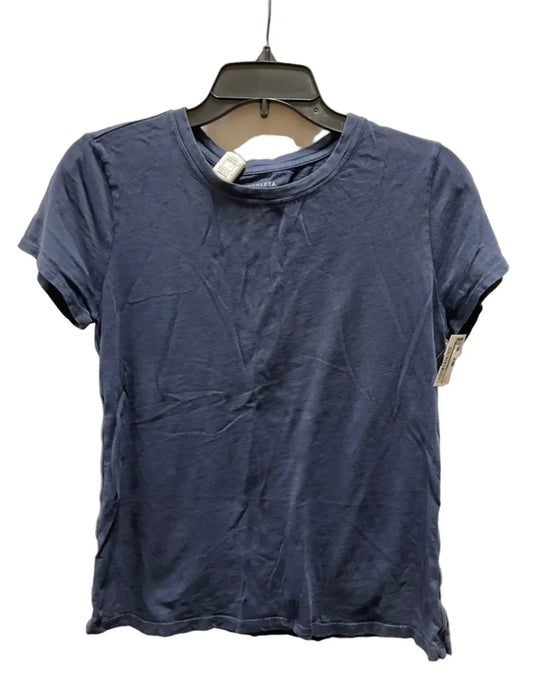 Athletic Top Short Sleeve By Athleta In Blue, Size: M