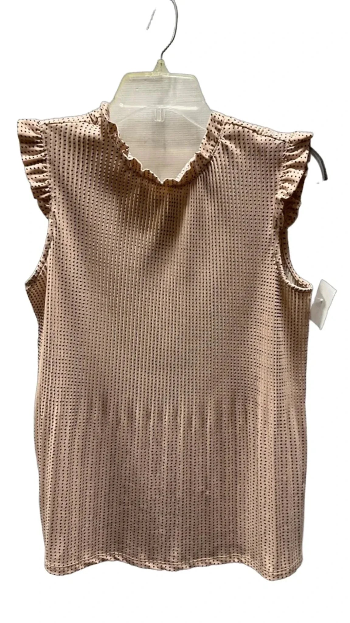 Top Sleeveless By Adrianna Papell In Peach, Size: S