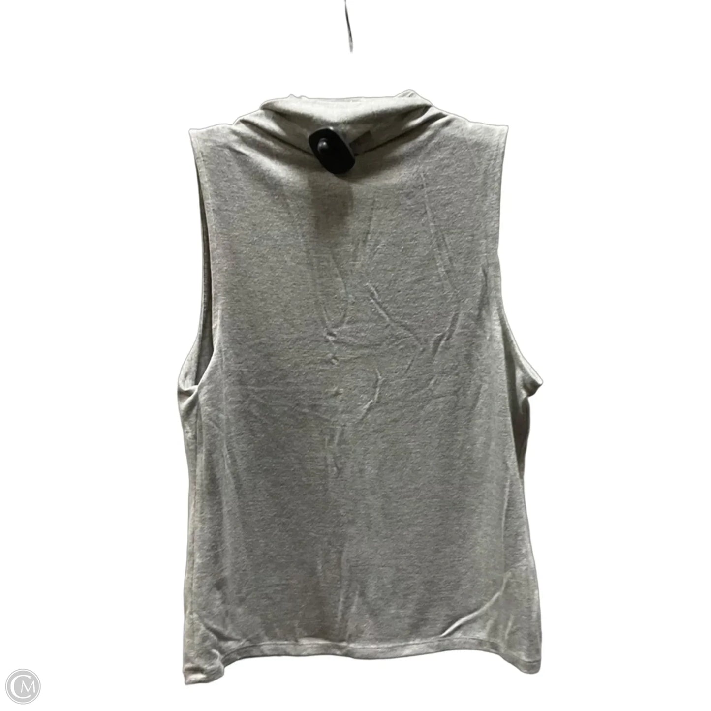 Top Sleeveless By Banana Republic In Grey, Size: L