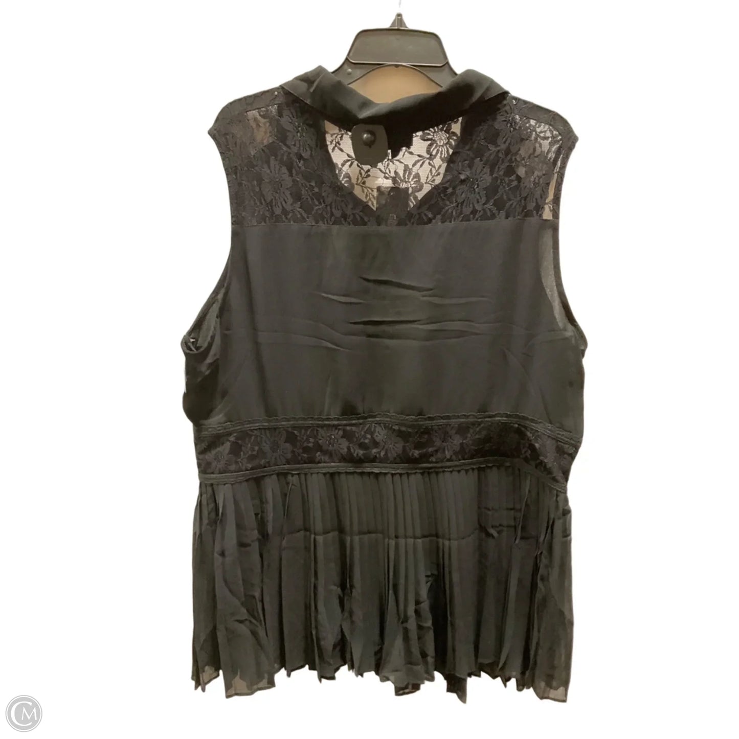 Top Sleeveless By City Chic In Black, Size: L