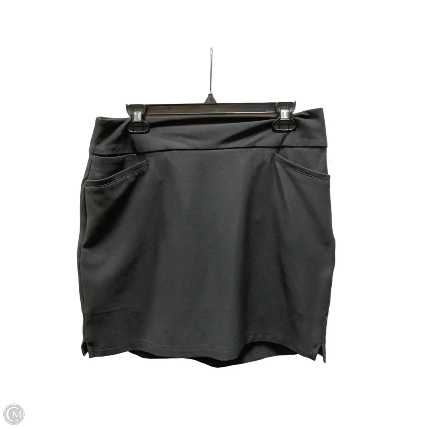 Athletic Skort By Adidas In Black, Size: L