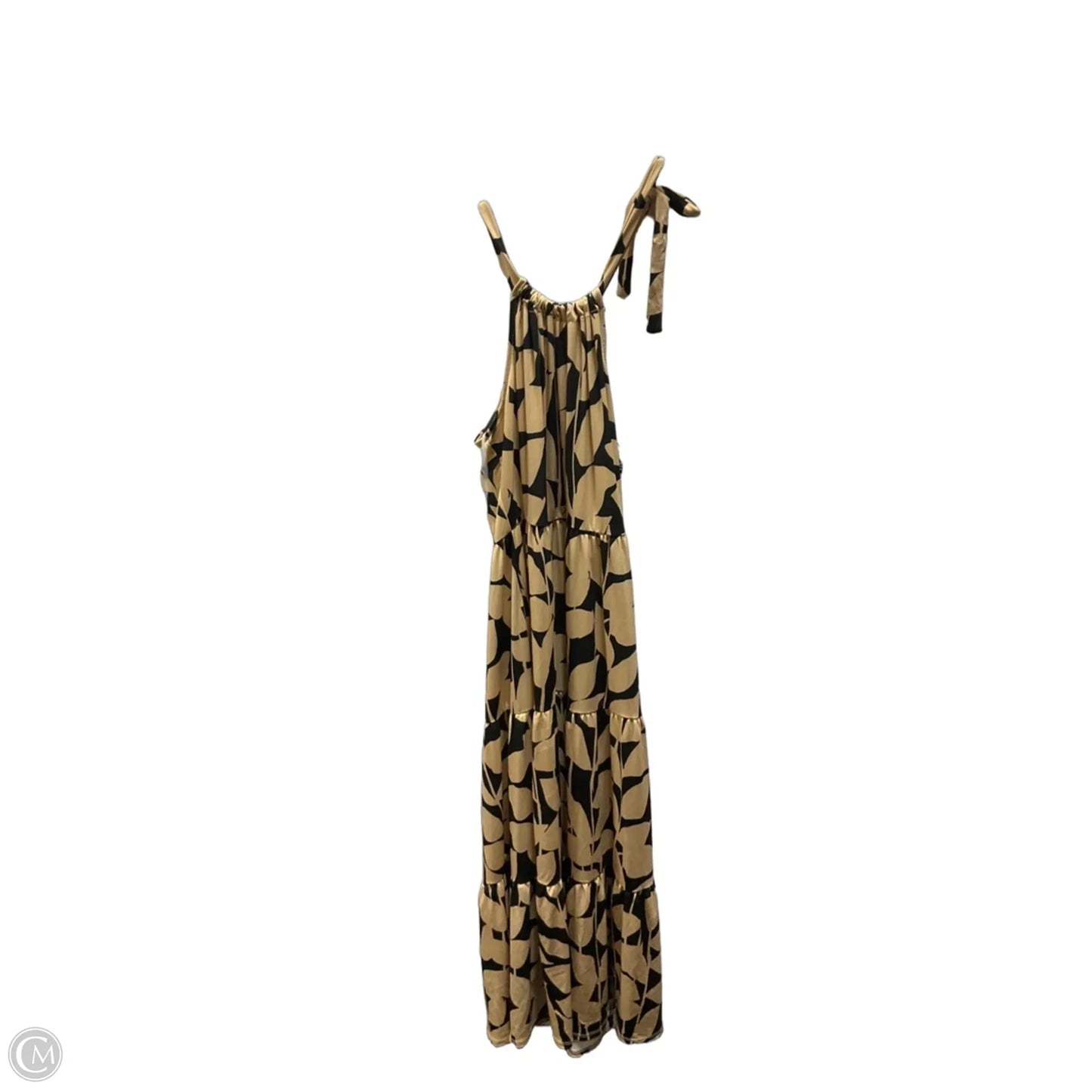 Dress Casual Midi By Gilli In Black & Brown, Size: M