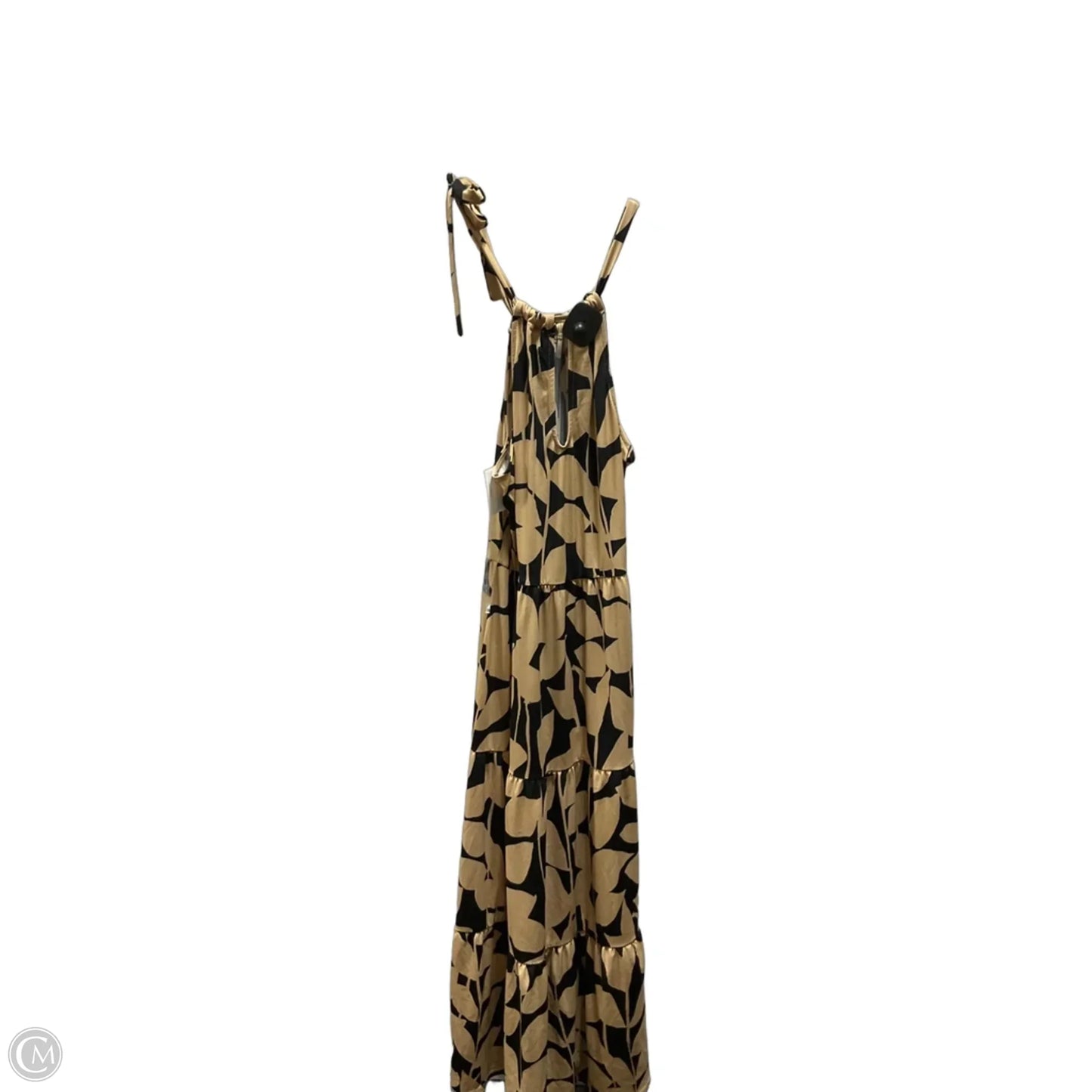 Dress Casual Midi By Gilli In Black & Brown, Size: M
