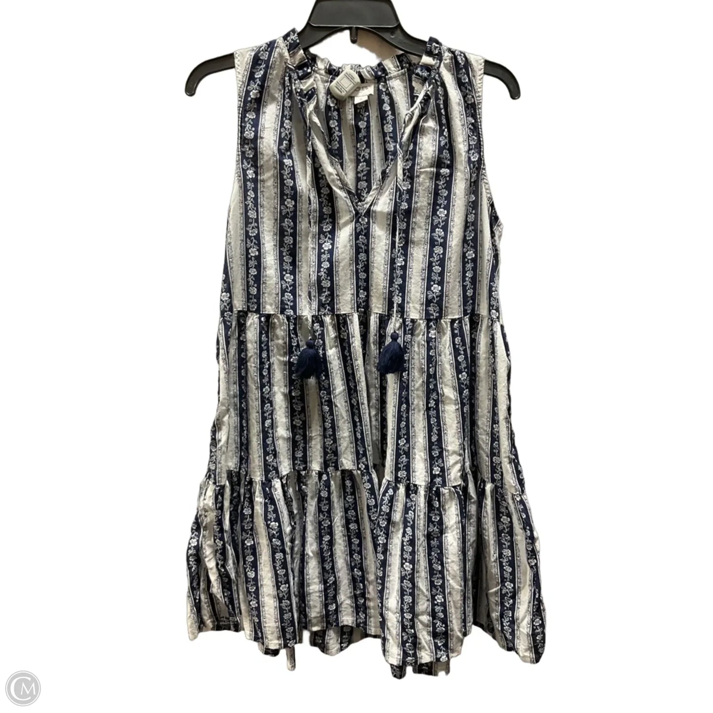 Dress Casual Short By J. Crew In Blue & White, Size: S