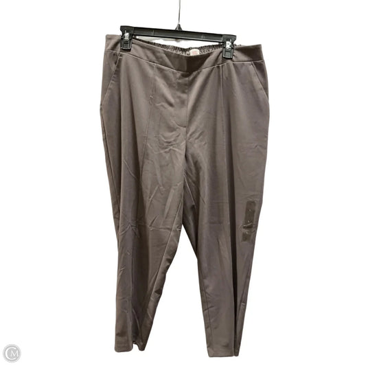 Pants Dress By Nine West In Purple, Size: L