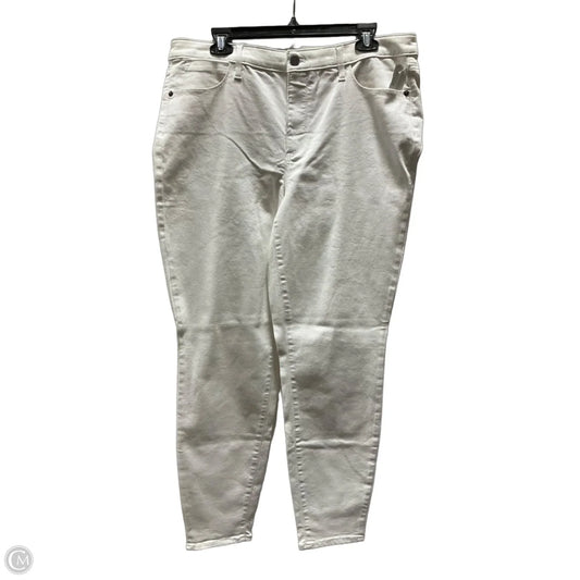 Pants Cropped By Talbots In White, Size: 14