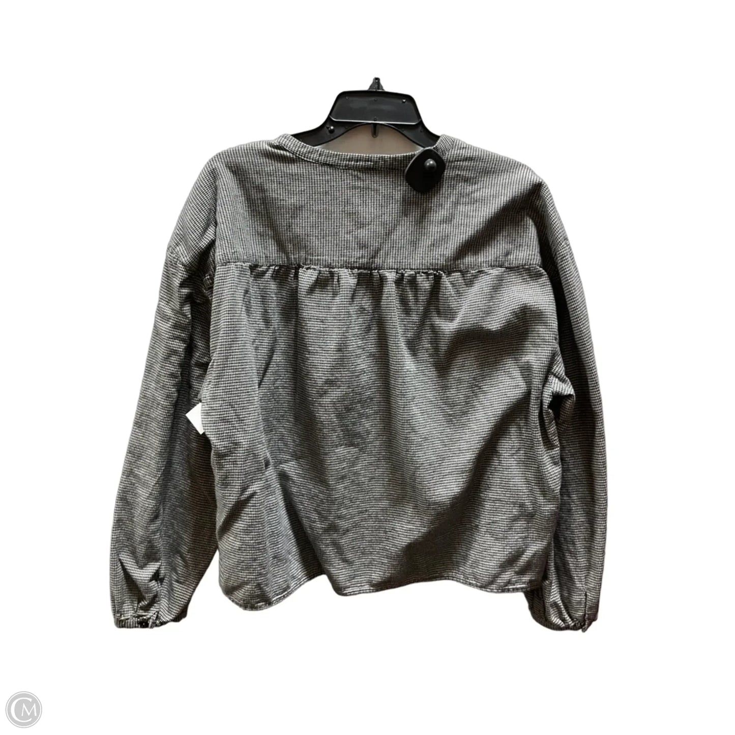 Top 3/4 Sleeve By Gap In Black & White, Size: Xl