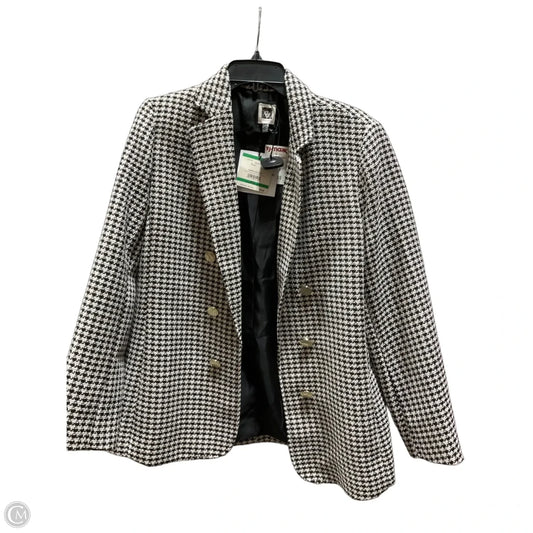 Blazer By Ann Taylor In Black & Cream, Size: L