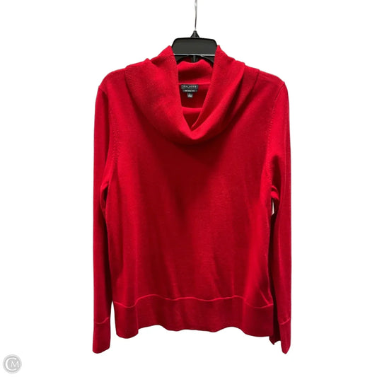 Top Long Sleeve By Talbots In Red, Size: L